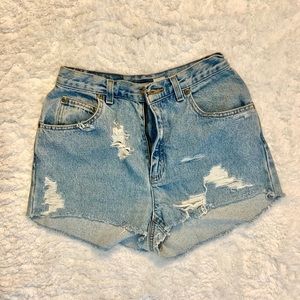 Liz Claiborne • High Waisted Jean Shorts 6